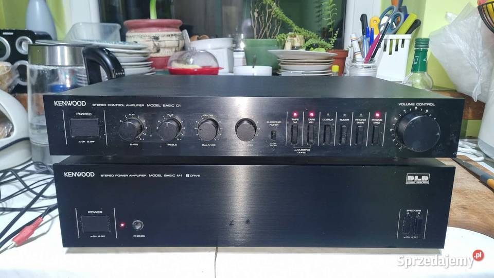 Przedwzmacniacz i końcówka mocy Kenwood Basic C1 łódzkie Warta