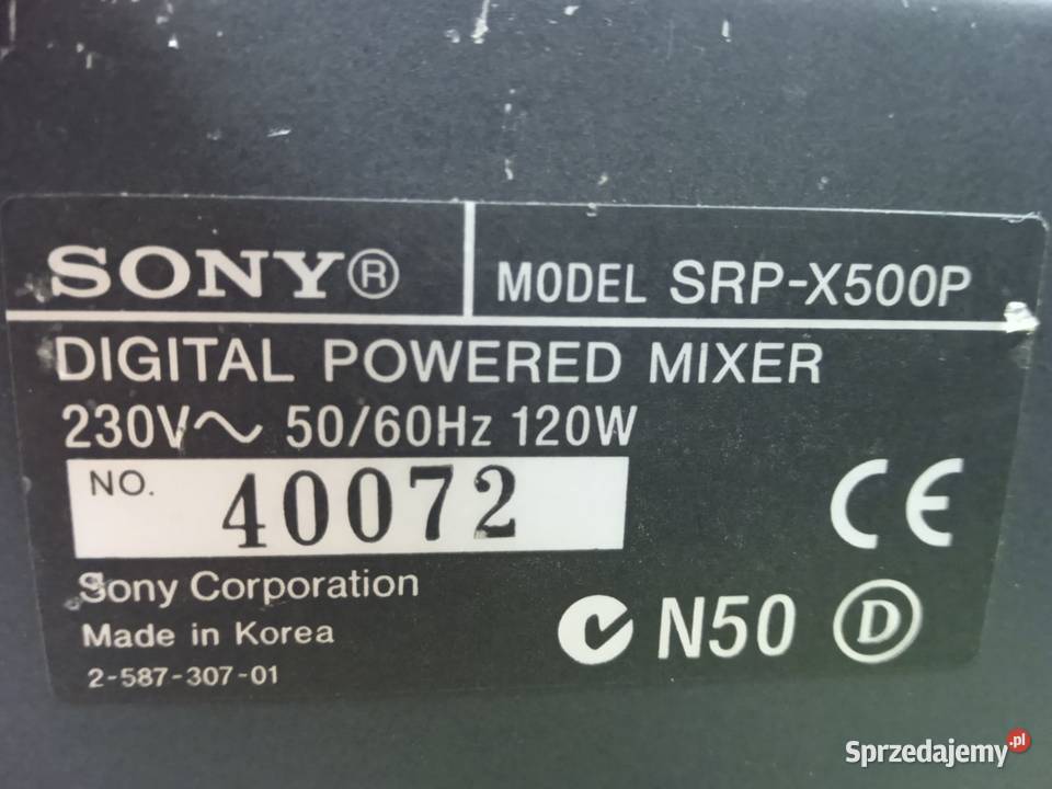 Mikser multimedialny sony SRPX500P Czeladź