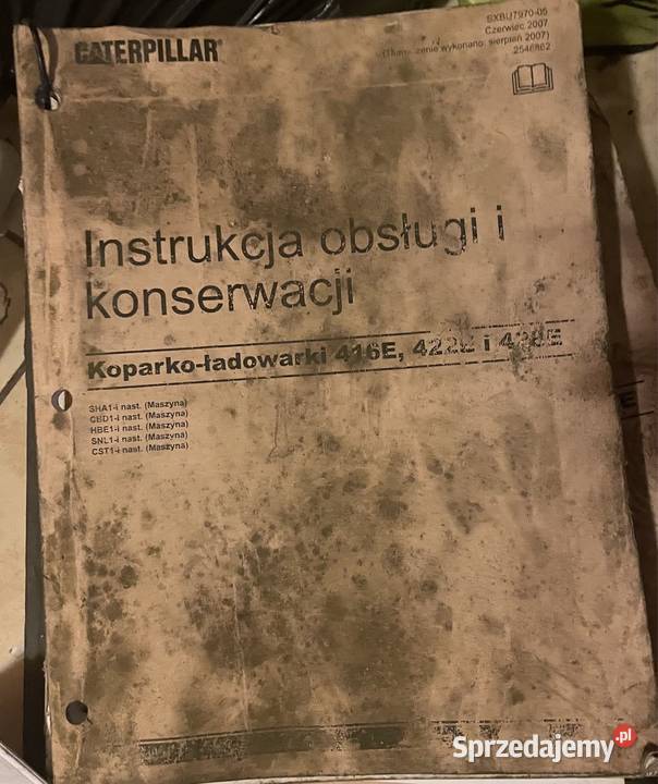 Instrukcja obsługi i konserwacji CATERPILLAR Chełmiec