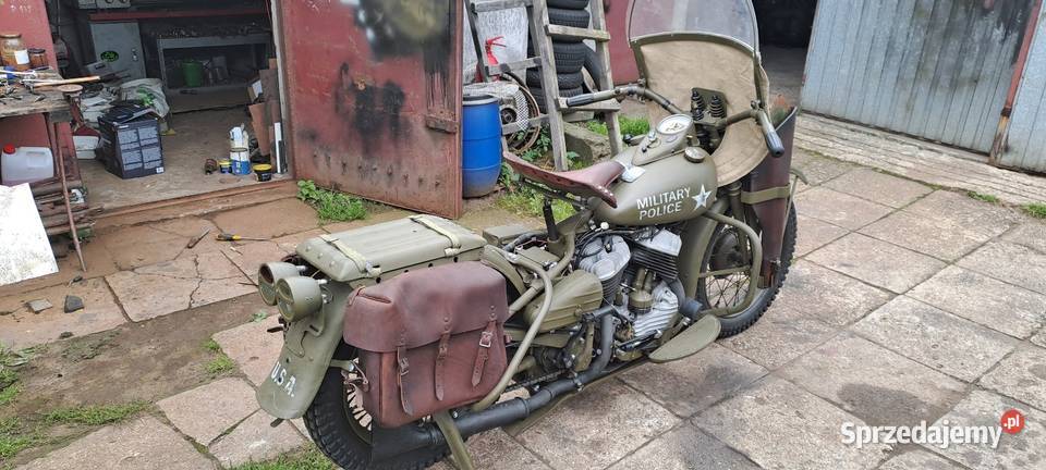 ładnie odrestaurowany motocykl Harley Davidson manualna Kluczbork sprzedam
