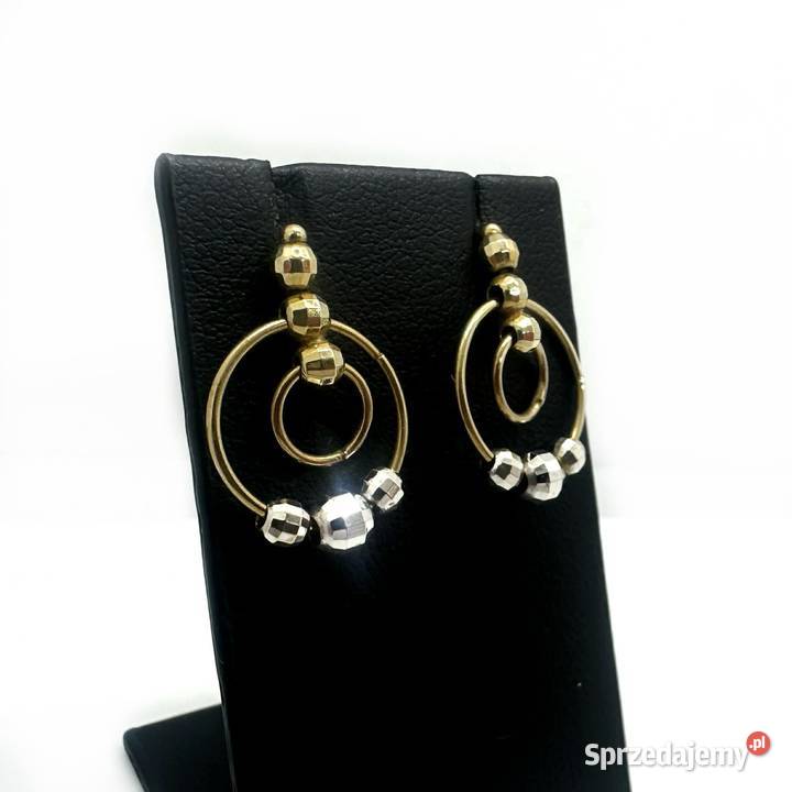 Złote Kolczyki pr 585 218g złoto