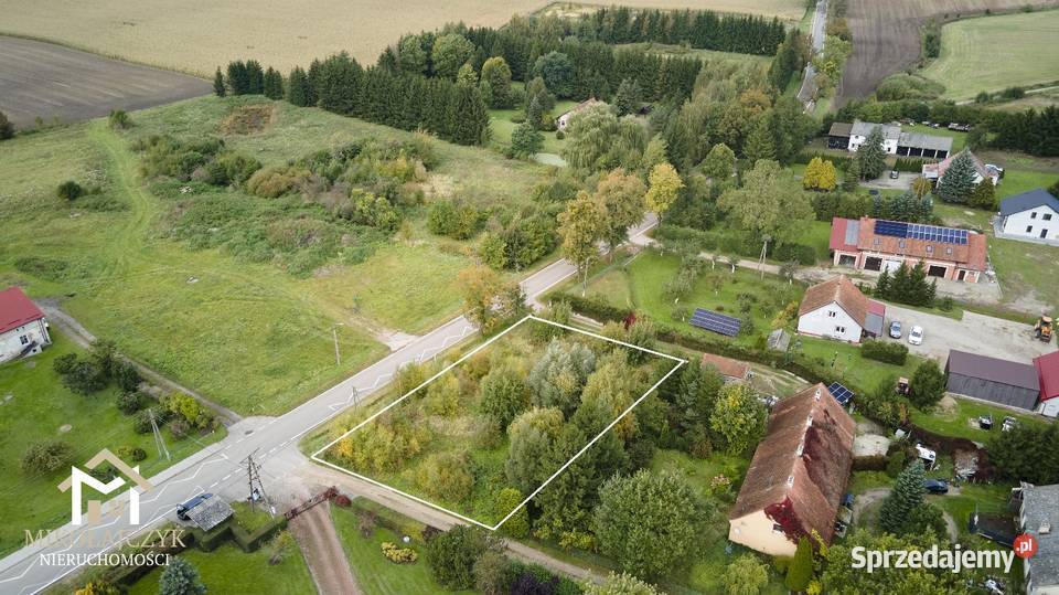 Działka budowlana Leginy 014 ha media WZ Sprzedaż Bartoszyce
