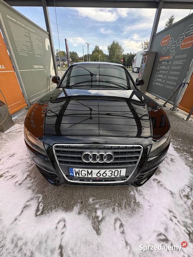 Audi A5 20TFSI 211 czarny mazowieckie Grodzisk Mazowiecki
