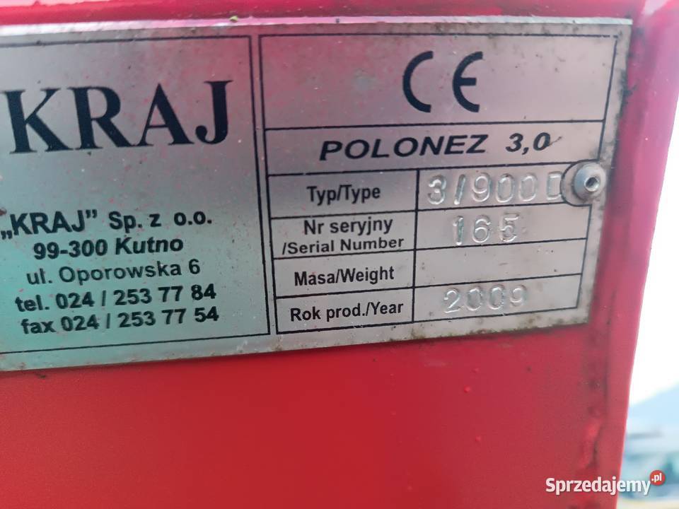 Siewnik Unia Polonez 3900 2009 Suwałki