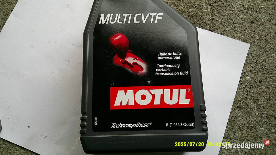 OLEJ SKRZYNI BIEGÓW CVT 1L MULTI CVTF MOTUL Skrzynie biegów automatyczne Olsztyn