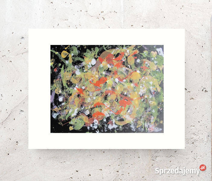 abstrakcyjny obraz 30x40 nowoczesna grafika na Bydgoszcz