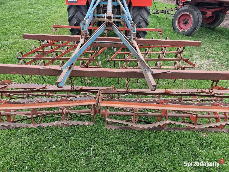 Agregat uprawny brona sprężynowa Rau z Wałkami Starokrzepice