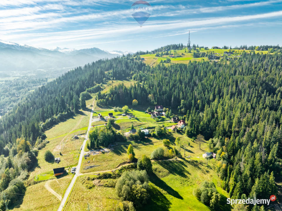 Widokowa działka rolna na Kotelnica Zakopane małopolskie sprzedam