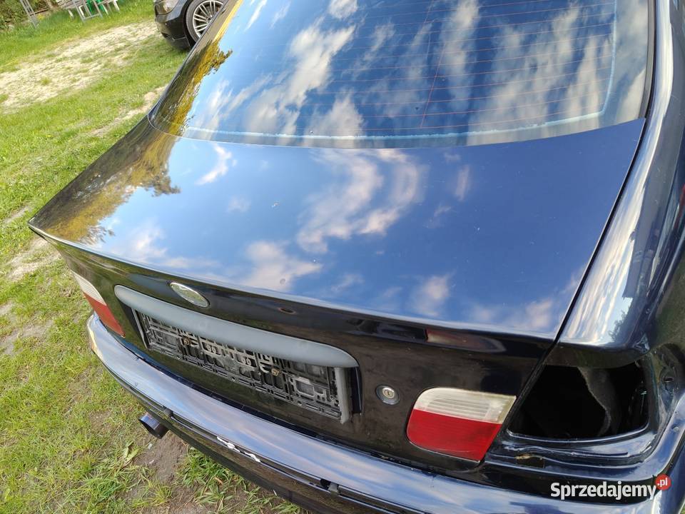 Bmw e46 sedan tylna klapa orientblau metallic Aleksandrów Łódzki