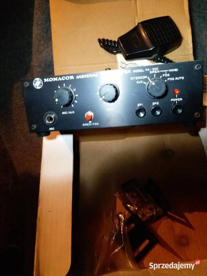 Made in JapanNowy wzmacniacz Monacor pa300 Gorzów Wielkopolski sprzedam