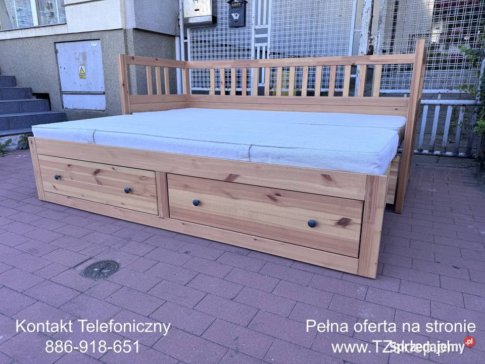 Łóżko leżanka IKEA HEMNES Lite drzewo Sosna 2 Rybnik