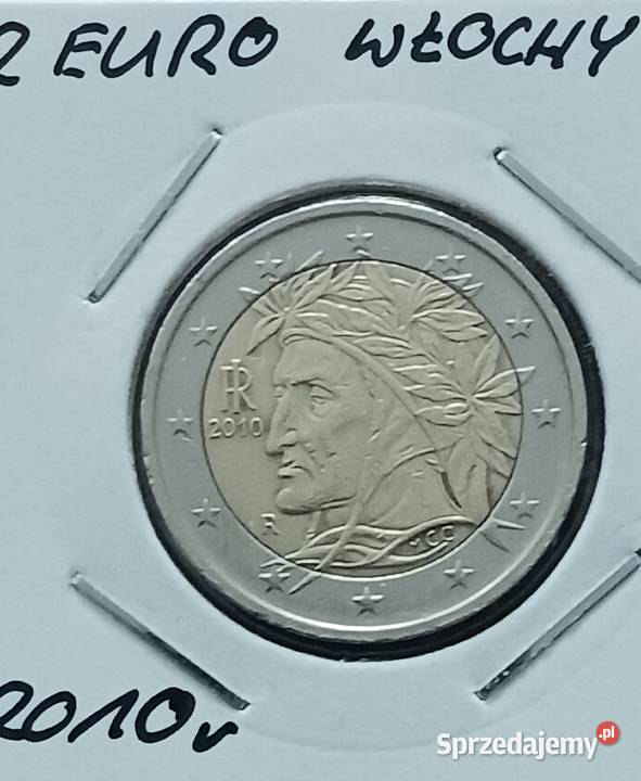 2 Euro Włochy 2010 r Numizmatyka Konin