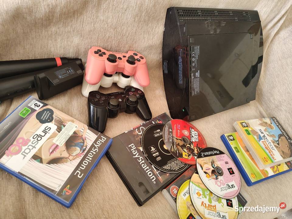Zestaw Konsola 3 PlayStation 3 akcesoria i gry sprzedam