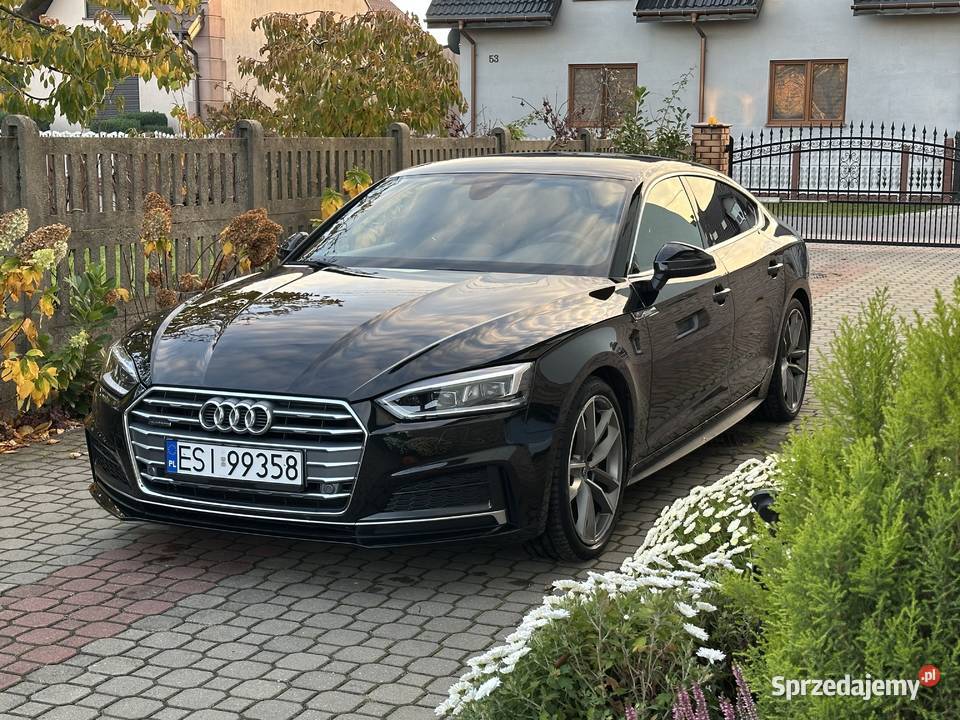 Audi A5 2019 sline matrix nieuszkodzony łódzkie Sieradz sprzedam