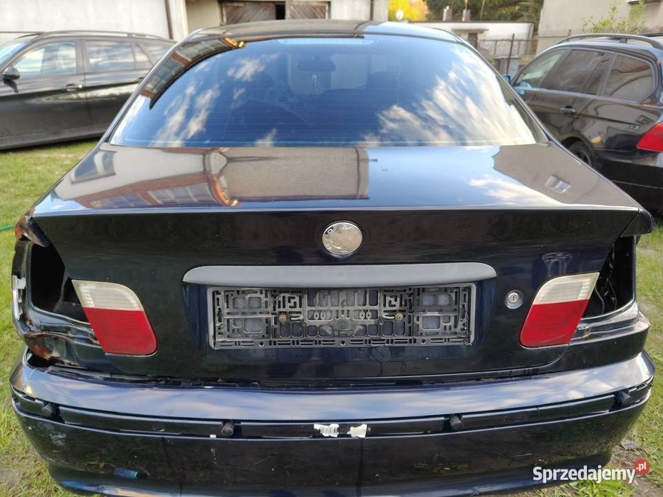 Bmw e46 sedan tylna klapa orientblau metallic łódzkie Aleksandrów Łódzki