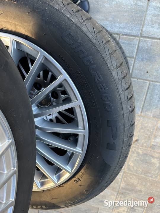 Sprzedam opony letnie z alufelgami 18565 R15 88T 185 Nowy Duninów