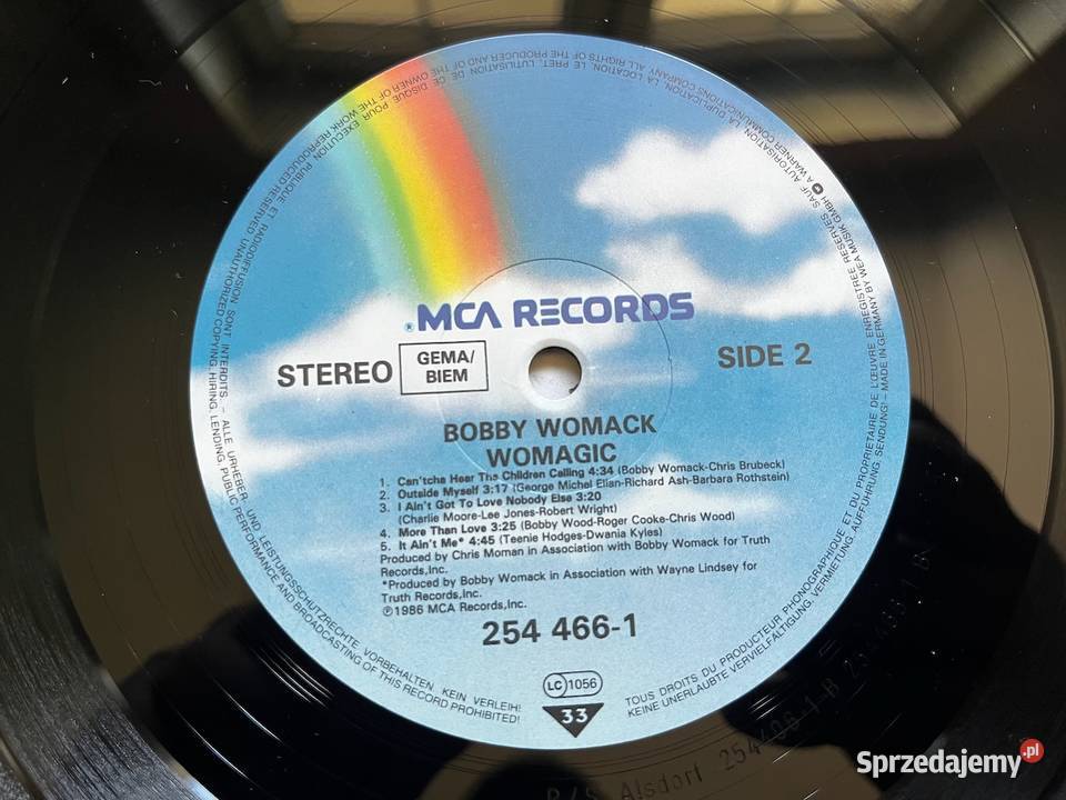 Bobby Womack Womagic 1986 Soul Funk RB śląskie