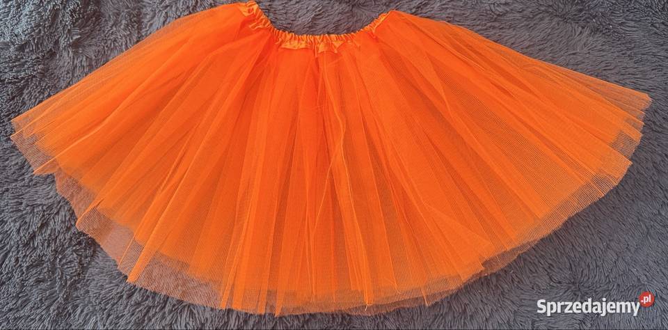 Pomarańczowa spódniczka tiulowa tutu