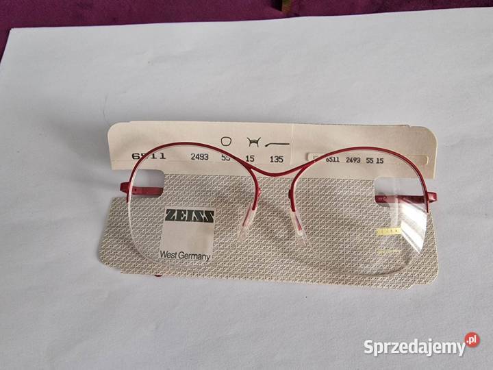 Oprawki okularowe ZEISS Germany BORDOWE Okulary łódzkie Skierniewice