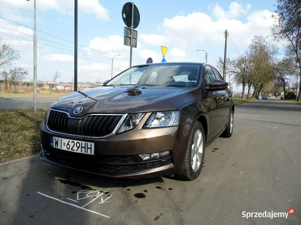 koda Octavia salon polska 14 150 III 2013 lakier metallic Łódź