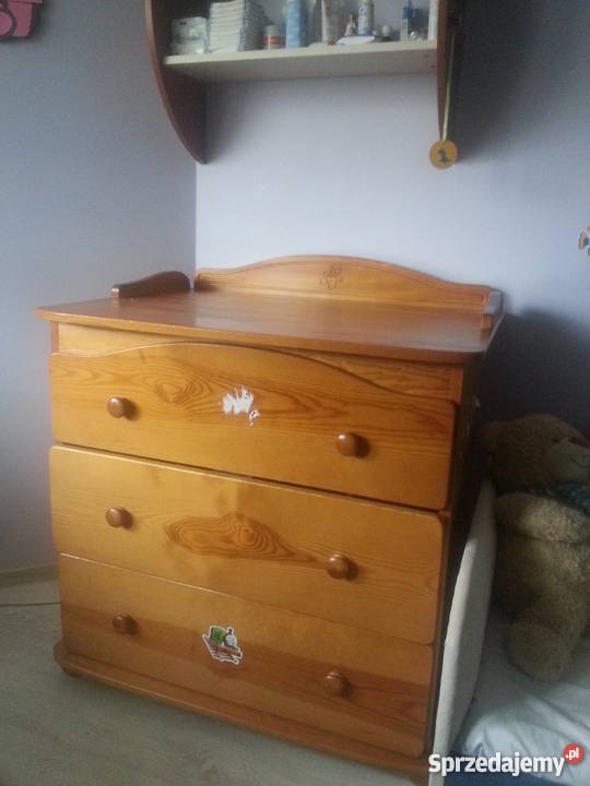 Komoda drewniana z przewijakiem mazowieckie Warszawa