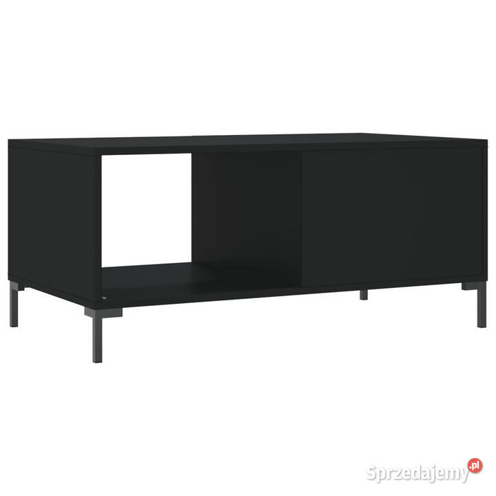 Stolik kawowy czarny 90x50x40 materiał mazowieckie Warszawa