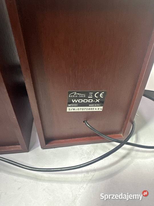 ZESTAW GŁOŚNIKÓW KOMPUTEROWYCH MEDIATECH W00DX Gliwice sprzedam