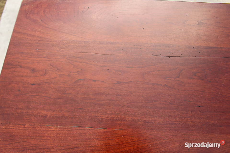 Solidny stolik kawowy lite drewno mahoniowy małopolskie Nowy Sącz