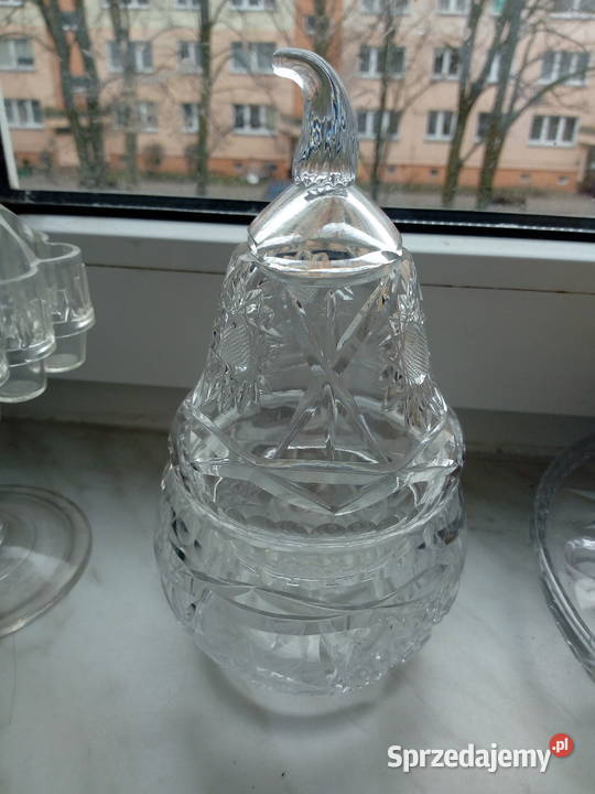 Kryształowa gruszka bombonierka Choszczno