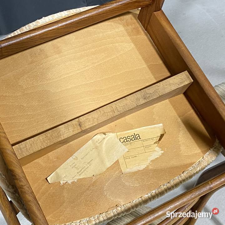 Komplet 5 krzeseł vintage Casala Niemcy lata 60 Meble