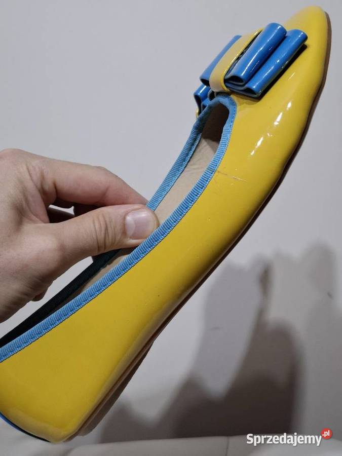 Baleriny 39 Metalika baletki buty damskie Kraków