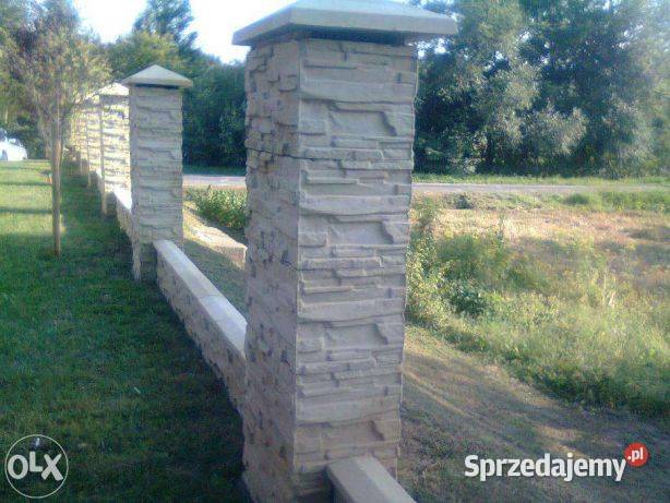 Formy do ogrodzeń betonowych dużo wzorów używane Łuków