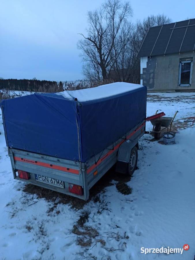 Sprzedam przyczepkę ładowność 750 Gniezno