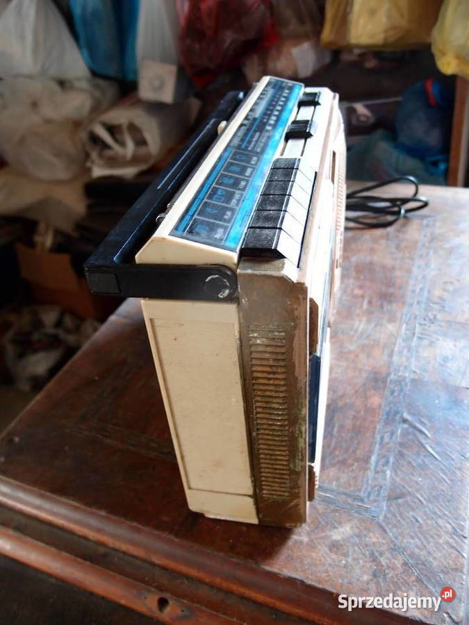Radiomagnetofon PHILIPS D7140 Produkcja PRL lata Radioodtwarzacze Łódź