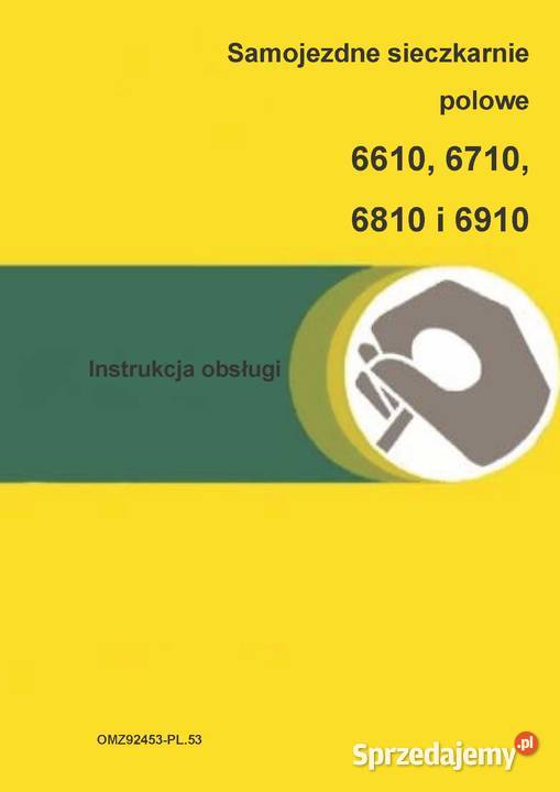 Instrukcja obsługi John Deere 6610 6710 6810