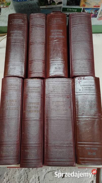 Słownik języka polskiego J Karłowicz komplet 8 śląskie Ruda Śląska