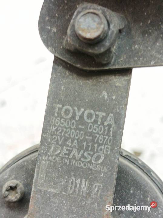 KLAKSON T27 8652020300 Toyota Avensis III 2009 osobowe Wyposażenie elektryczne