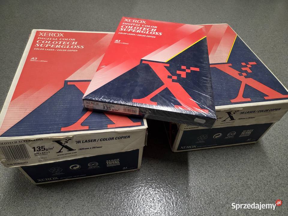 Papier A3 Xerox Colotech Supergloss 135g 250 Warszawa