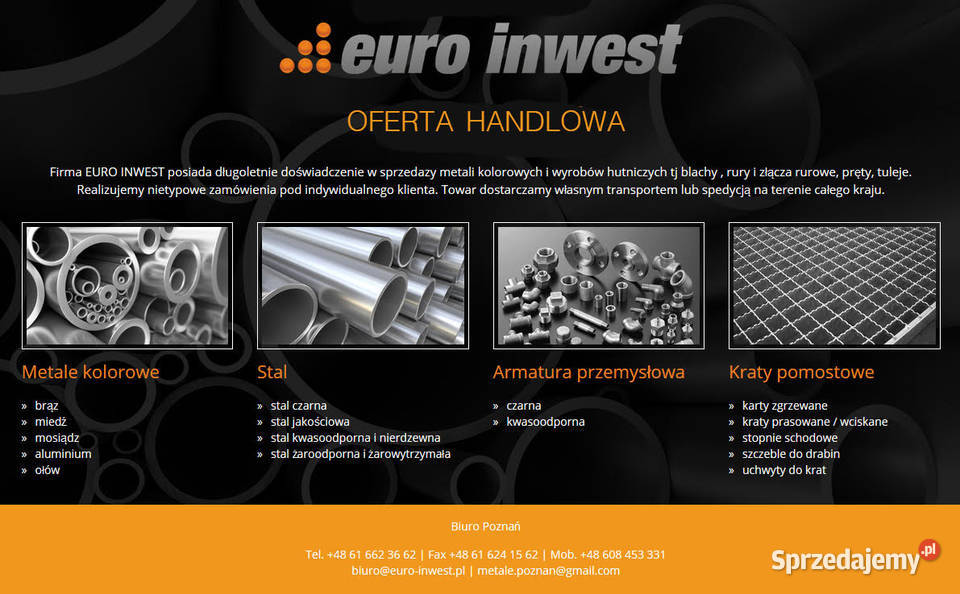 Szczeble metalowe Poznań sprzedam
