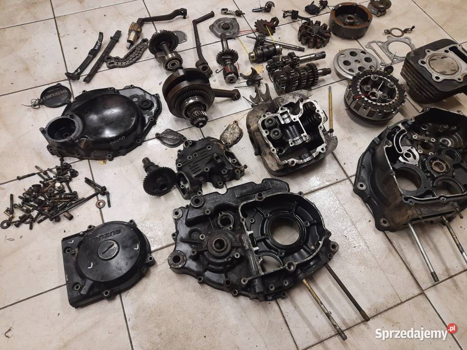 Suzuki DR 250 silnik części cylinder głowica dolnośląskie Jelenia Góra sprzedam