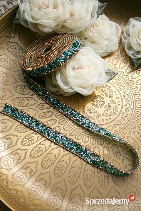 Taśma termoprzylepna z koralikami 18 m kolor Poznań