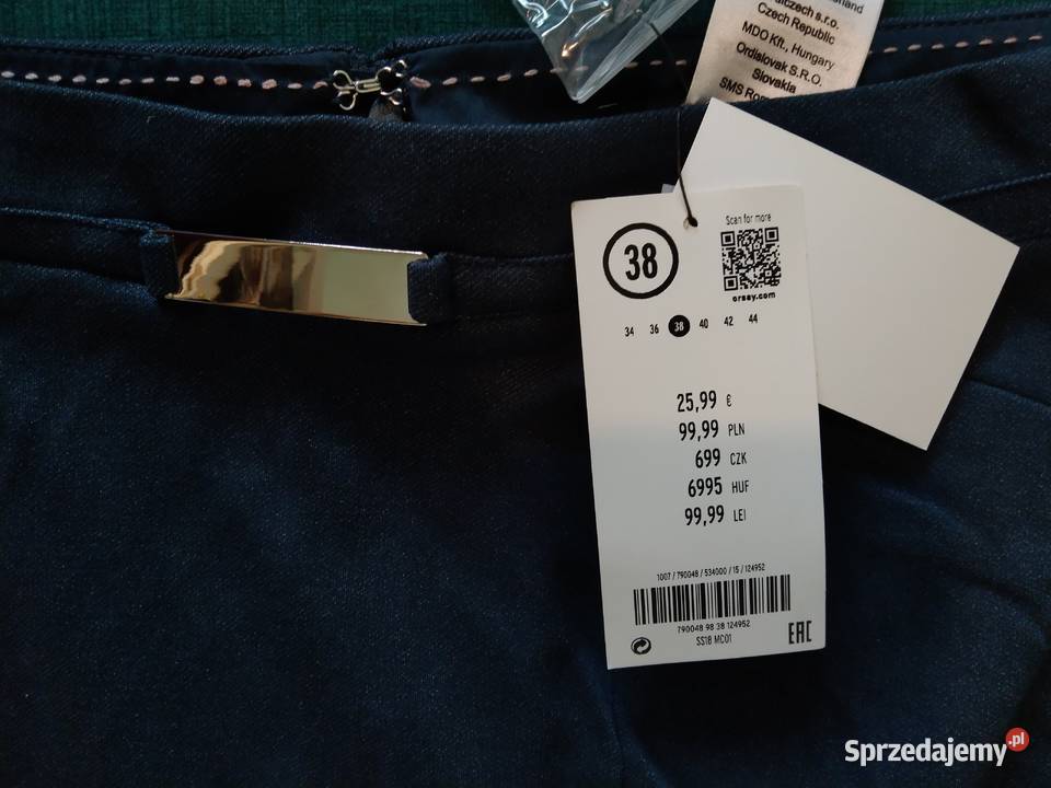 38 M Nowa z metką Spódnica granatowa ołówkowa do Lublin