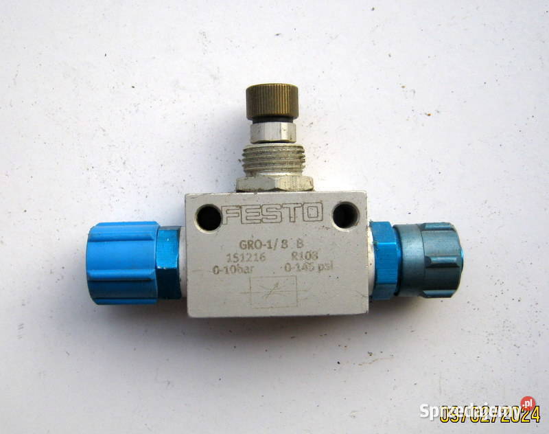 Zawór dławiący FESTO GRO18 B 151216 Kraków sprzedam