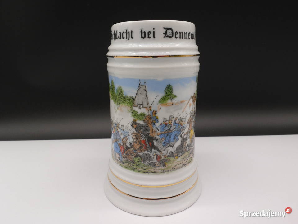 Ceramiczny kufel Freiberger Porzellan Antyki, Sztuka, Kolekcje