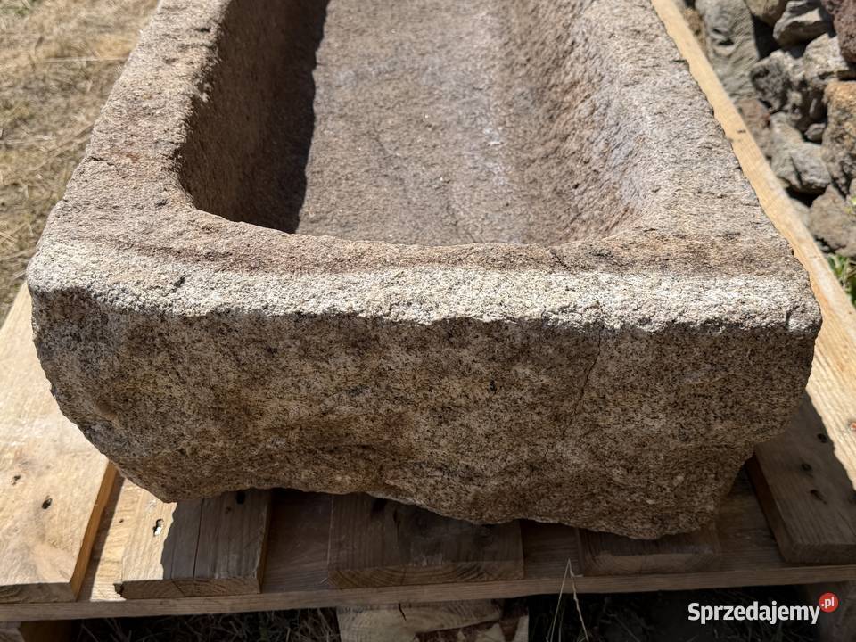 STARE KORYTO KAMIENNE GRANIT 126 DONICA KWIETNIK Bielawa sprzedam
