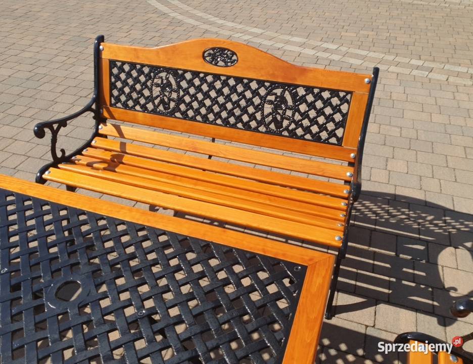 Meble ogrodowe żeliwne metal Zgierz