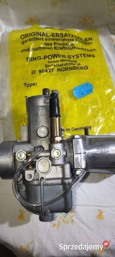 GAŹNIK BING ORYGINAŁ 84 do MZ TROPHY 250 świętokrzyskie Połaniec