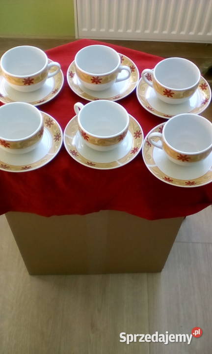 filiżanki do kawy ze spodeczkami Legnica
