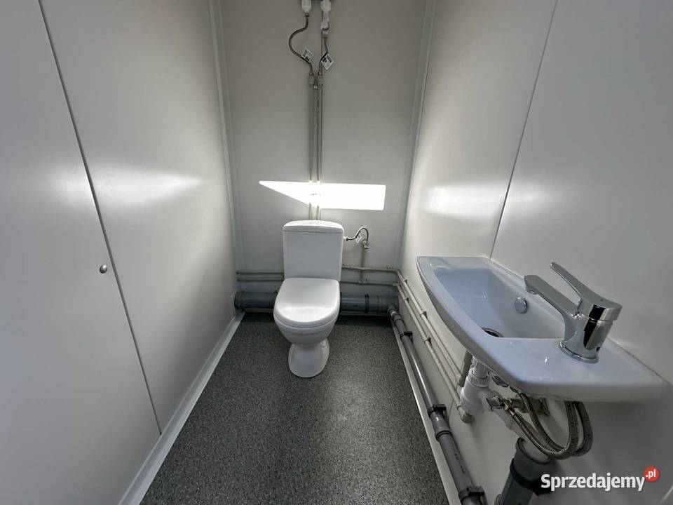KONTENER SANITARNY 3 KABINY WCPISUARBOJLER WC WC