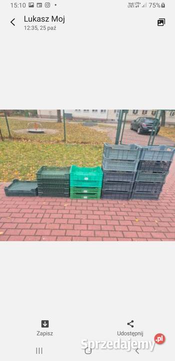 Sprzrdam skrzynki na warzywa i owoce Skrzynki i opakowania Łódź